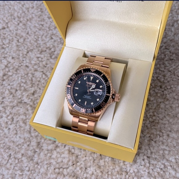 invicta pro diver rose